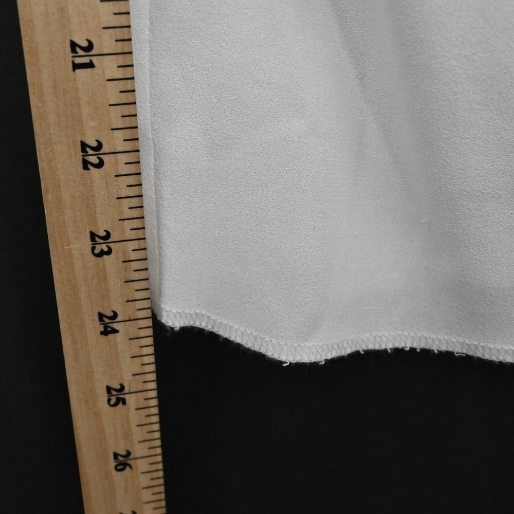 MAJE Womens Lorena White Ruffle Top Size S Sleeveless Coquette Black Buttons - Picture 5 of 14